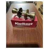 Kwikset® Tylo Entry Knob Set-Antique Brass x 3Pcs