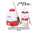 Cencanon 4Gallon Cordless Backpack Sprayer
