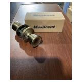 Kwikset® Passage Knob Set in Brushed Gold x 2
