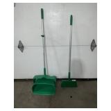 Vikan 4Pc Broom/Sweeper Set in Green x 2