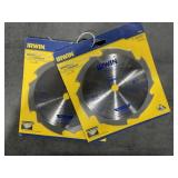 Irwin 7 1/4' 6T Saw Blade x2