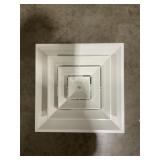 (20) 8' x 8' Ceiling Diffusers in White