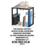 2 Way Adjustable Locker Shelf
