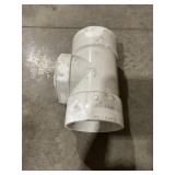 9'DIA PVC Sewer and Drain T-Fitting x 3Pcs