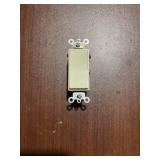Leviton® Single Pole Rocker in Almond x 9Pcs