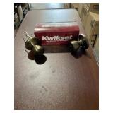 Kwikset® Tylo Entry Doorknob Set-Antique Brass x 6