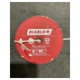 Diablo 6 1/2' 40T Saw Blade x4
