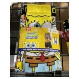 3Pc Sm Spongebob Boxer Briefs/Athletic Socks x 2