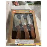 Ozark Trail 3Pc Knife Combo Set with Sheath