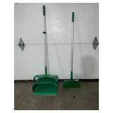 Vikan 4Pc Broom/Sweeper Set in Green