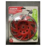 Diablo 7' Masonry Rim Cup Wheel