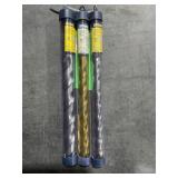 Irwin Assorted Sizes Hammer Drill Bits x3
