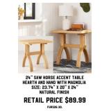 24' Saw Horse Accent Table