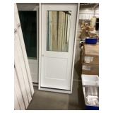 32" x 80" RH Fiberglass High-View Exterior Door