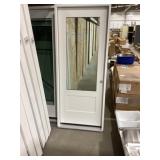 32" x 80" LH Fiberglass Mid-View Exterior Door