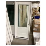 32" x 80" LH Fiberglass Mid-View Exterior Door