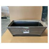 Lightweight 24" Rectangular Planter x 2