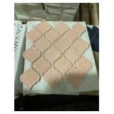 12" First Lady Pink Shaw Mosaic Tile x 100Pcs