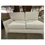 67" x 39" Loveseat in Cross-Stitch Linen