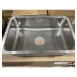 27"L x 19"W Single Bowl Undermount SS Sink
