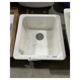 17" x 19" Single Bowl Fireclay Sink