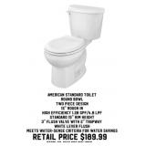 American Standard Round Bowl Toilet