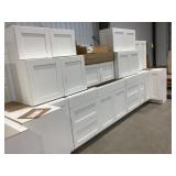 12Pc Cabinet Set in White with Accessories