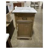 19" x 19" Natural Vanity with Single Sink Top