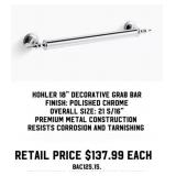 Kohler 18" Decorative Grab Bar