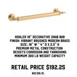 Kohler 18" Decorative Grab Bar