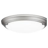 Ashley LED Flush Mount in Nickel x 3