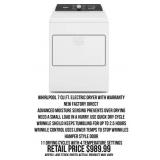 Whirlpool 7 Cu.Ft. Electric Dryer With Warranty