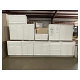 11Pc 36" Newport White Kitchen Set