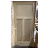 32" x 80" RH 3-Panel Pine Interior Door
