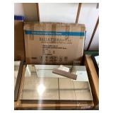 23-1/2" x 30-1/2" Mirror with Espresso Frame