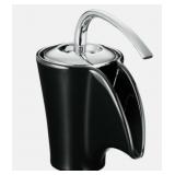 Kohlerï¿½ Vas Black Ceramic Bathroom Faucet