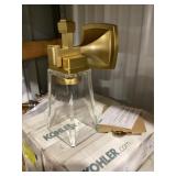 Kohler 1-Light Wall Sconce in Polished Brass x 2