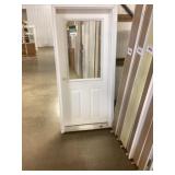 32" x 74" RH Fiberglass High-View Exterior Door