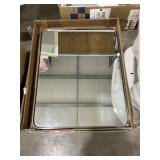 30" x 24" Wall Mount Mirror with Metal Frame