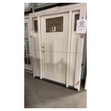 Zinc Leaded fiberglass Craftsman door unit