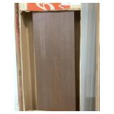 18" x 80" MDF Wood-Look Bifold Door x 2Pcs