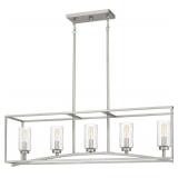 Ashley 5-Bulb Island Light in Nickel