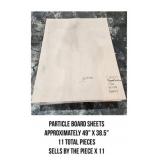 Particle Board Sheets x11
