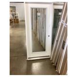 36" x 80" LH Fiberglass Full-View Exterior Door