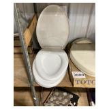 (2) Kohler White Elongated Toilet Seats in White