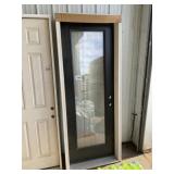 36" x 96" Fiberglass LH Full-View Exterior Door