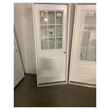 32" x 80" RH Steel HV 9-Lite Exterior Door