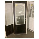 32" x 80" LH Steel MV Exterior Door w/ Blinds