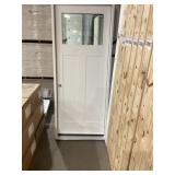 32" x 80" RH Fiberglass Craftsman Style Ext. Door