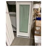 32" x 80" LH Fiberglass FV Exterior Door w/ Blinds